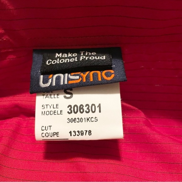 KFC Kentucky Fried Chicken Red Button Up Uniform Size Small Women’s - Picture 4 of 15